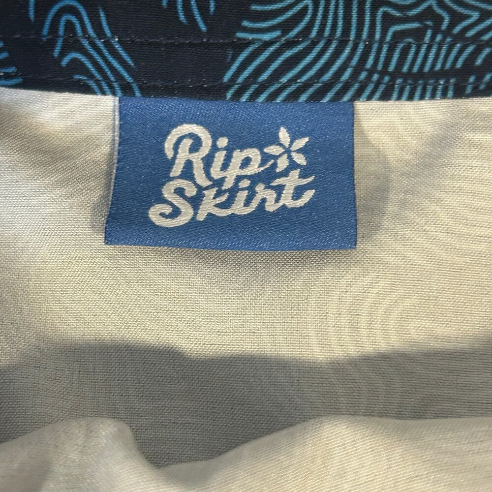 RIPSKIRT Sz L Hawaii Wrap Skirt Maui Moonlight Floral Beach Tennis Golf Pickleba - Picture 5 of 10